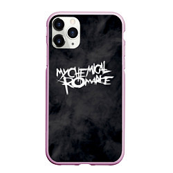 Чехол iPhone 11 Pro матовый My Chemical Romance, цвет: 3D-розовый