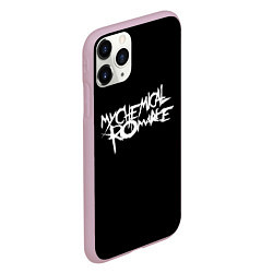 Чехол iPhone 11 Pro матовый My Chemical Romance spider, цвет: 3D-розовый — фото 2