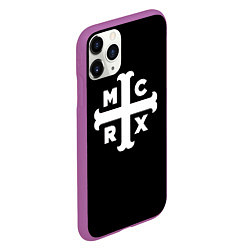 Чехол iPhone 11 Pro матовый My chemical romance, цвет: 3D-фиолетовый — фото 2