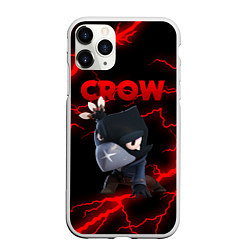 Чехол iPhone 11 Pro матовый BRAWL STARS CROW