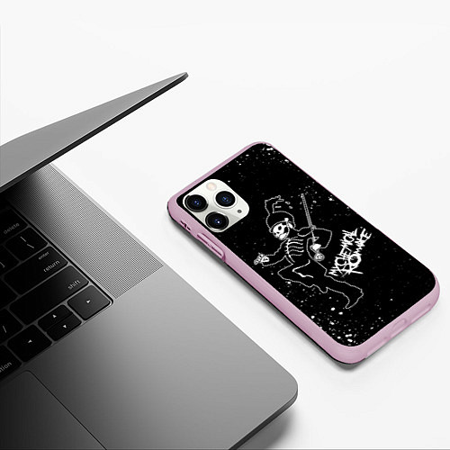 Чехол iPhone 11 Pro матовый My Chemical Romance / 3D-Розовый – фото 3