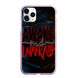 Чехол iPhone 11 Pro матовый Awake unafraid