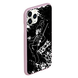 Чехол iPhone 11 Pro матовый My Chemical Romance, цвет: 3D-розовый — фото 2