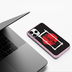 Чехол iPhone 11 Pro матовый Айкидо, цвет: 3D-розовый — фото 2
