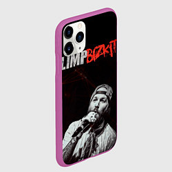 Чехол iPhone 11 Pro матовый Limp Bizkit, цвет: 3D-фиолетовый — фото 2