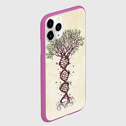 Чехол iPhone 11 Pro матовый Дерево жизни, цвет: 3D-фиолетовый — фото 2
