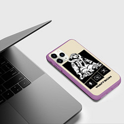 Чехол iPhone 11 Pro матовый Apex Legends Wattson, цвет: 3D-фиолетовый — фото 2