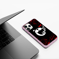 Чехол iPhone 11 Pro матовый MONOKUMA, цвет: 3D-розовый — фото 2