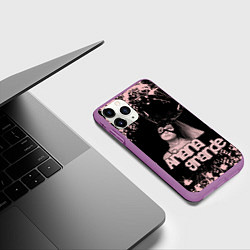 Чехол iPhone 11 Pro матовый ARIANA GRANDE, цвет: 3D-фиолетовый — фото 2
