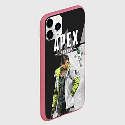 Чехол iPhone 11 Pro матовый Apex Legends, цвет: 3D-малиновый — фото 2