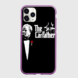Чехол iPhone 11 Pro матовый The Carfather Top Gear, цвет: 3D-фиолетовый