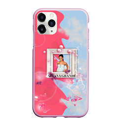Чехол iPhone 11 Pro матовый ARIANA GRANDE, цвет: 3D-розовый