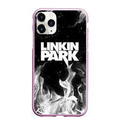 Чехол iPhone 11 Pro матовый LINKIN PARK, цвет: 3D-розовый