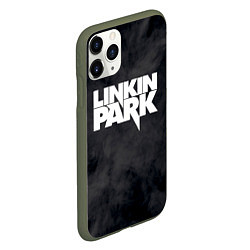 Чехол iPhone 11 Pro матовый LINKIN PARK, цвет: 3D-темно-зеленый — фото 2