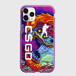 Чехол iPhone 11 Pro матовый CS GO HYPERBEAST