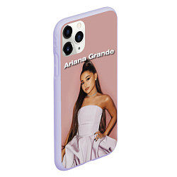 Чехол iPhone 11 Pro матовый Ariana Grande Ариана Гранде, цвет: 3D-светло-сиреневый — фото 2