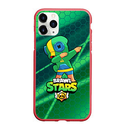 Чехол iPhone 11 Pro матовый Brawl Stars Leon, Dab