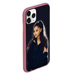 Чехол iPhone 11 Pro матовый Ariana Grande Ариана Гранде, цвет: 3D-малиновый — фото 2