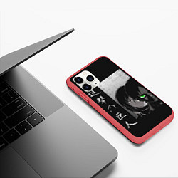 Чехол iPhone 11 Pro матовый Атака Титанов, цвет: 3D-красный — фото 2
