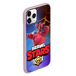 Чехол iPhone 11 Pro матовый Brawl Stars - Nita, цвет: 3D-розовый — фото 2