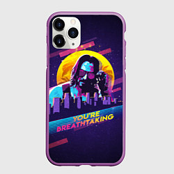 Чехол iPhone 11 Pro матовый You Are Breathtaking!, цвет: 3D-фиолетовый