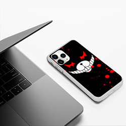 Чехол iPhone 11 Pro матовый MONOKUMA, цвет: 3D-белый — фото 2