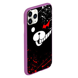 Чехол iPhone 11 Pro матовый MONOKUMA, цвет: 3D-фиолетовый — фото 2