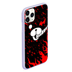 Чехол iPhone 11 Pro матовый MONOKUMA, цвет: 3D-светло-сиреневый — фото 2