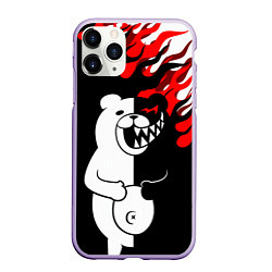 Чехол iPhone 11 Pro матовый MONOKUMA, цвет: 3D-светло-сиреневый