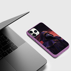 Чехол iPhone 11 Pro матовый Terraria, цвет: 3D-фиолетовый — фото 2