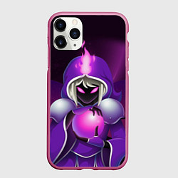 Чехол iPhone 11 Pro матовый Terraria, цвет: 3D-малиновый