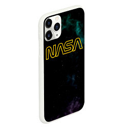 Чехол iPhone 11 Pro матовый NASA Vision Mission and Core Values на спине, цвет: 3D-белый — фото 2