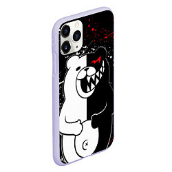 Чехол iPhone 11 Pro матовый MONOKUMA, цвет: 3D-светло-сиреневый — фото 2