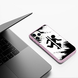 Чехол iPhone 11 Pro матовый PORTAL, цвет: 3D-розовый — фото 2