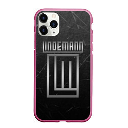 Чехол iPhone 11 Pro матовый LINDEMANN, цвет: 3D-малиновый