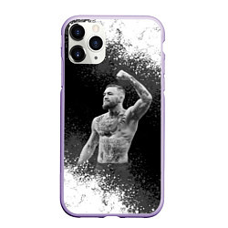 Чехол iPhone 11 Pro матовый Conor McGregor, цвет: 3D-светло-сиреневый