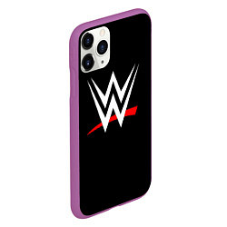 Чехол iPhone 11 Pro матовый WWE, цвет: 3D-фиолетовый — фото 2