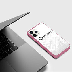 Чехол iPhone 11 Pro матовый PORTAL, цвет: 3D-малиновый — фото 2