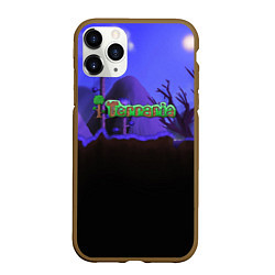 Чехол iPhone 11 Pro матовый TERRARIA, цвет: 3D-коричневый