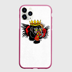Чехол iPhone 11 Pro матовый Конор МакГрегор, цвет: 3D-малиновый