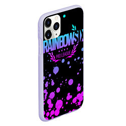 Чехол iPhone 11 Pro матовый Rainbow Six Siege, цвет: 3D-светло-сиреневый — фото 2
