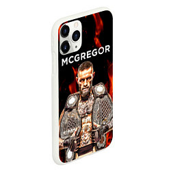 Чехол iPhone 11 Pro матовый CONOR McGREGOR, цвет: 3D-белый — фото 2