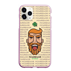 Чехол iPhone 11 Pro матовый MCGREGOR, цвет: 3D-розовый