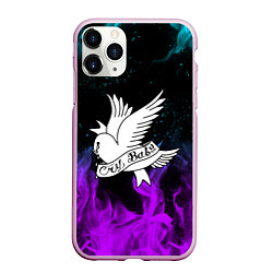 Чехол iPhone 11 Pro матовый LIL PEEP CRY BABY, цвет: 3D-розовый