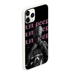 Чехол iPhone 11 Pro матовый LiL PEEP, цвет: 3D-белый — фото 2