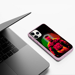 Чехол iPhone 11 Pro матовый CONOR McGREGOR, цвет: 3D-розовый — фото 2