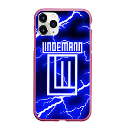 Чехол iPhone 11 Pro матовый LINDEMANN, цвет: 3D-малиновый