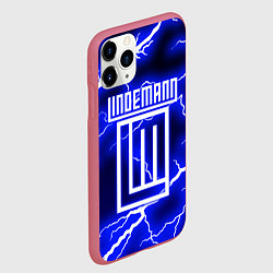 Чехол iPhone 11 Pro матовый LINDEMANN, цвет: 3D-малиновый — фото 2
