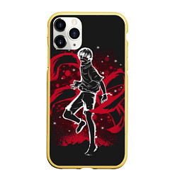 Чехол iPhone 11 Pro матовый Tokyo Ghoul, цвет: 3D-желтый