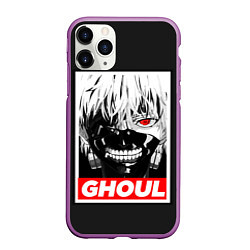 Чехол iPhone 11 Pro матовый Tokyo Ghoul, цвет: 3D-фиолетовый